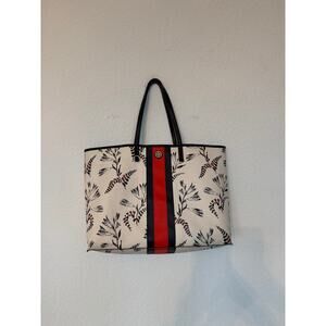 Tory Burch Kerrington Stripe Square Tote